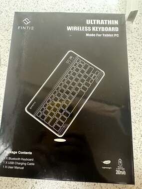 Fintie Ultrathin Wireless Bluetooth Keyboard for Tablet PC